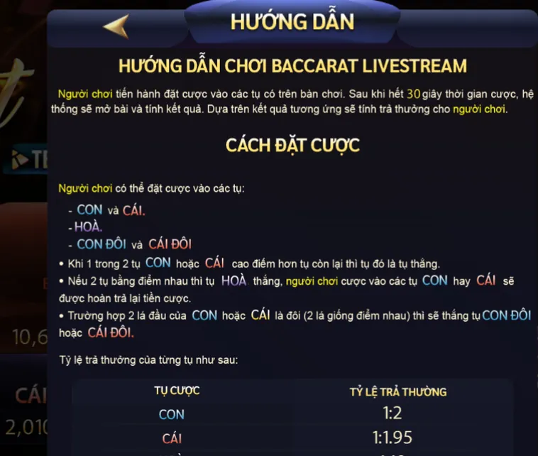 Đẳng Cấp Giải Trí Baccarat Livestream Tại ManClub Sân Chơi Của Cao Thủ