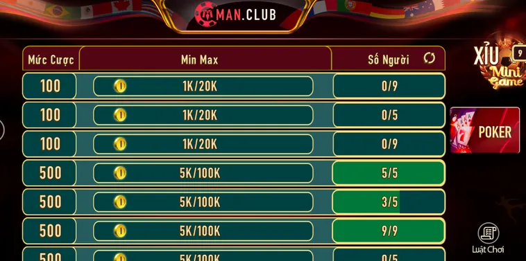 Khám Phá Siêu Phẩm Poker Tại ManClub Với Giải Thưởng Khổng Lồ Hấp Dẫn